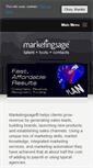 Mobile Screenshot of marketingsage.com